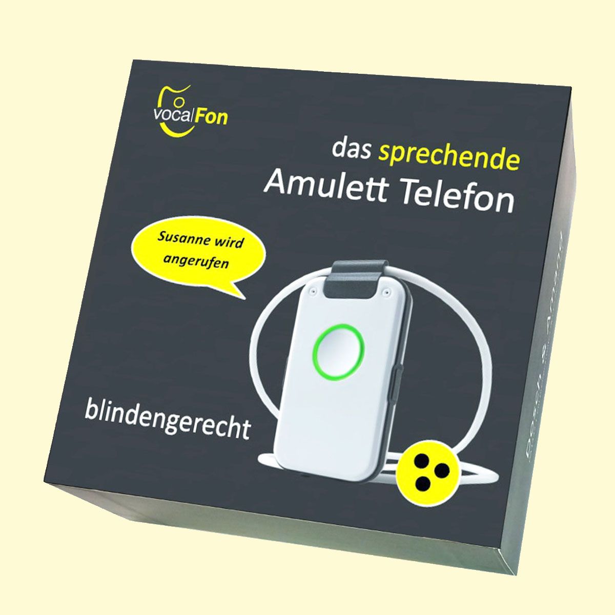 Umhängetelefon DA1422 DECT vocalFon für Sehbehinderte und Blinde, SENIOLA Seniorenbedarf und