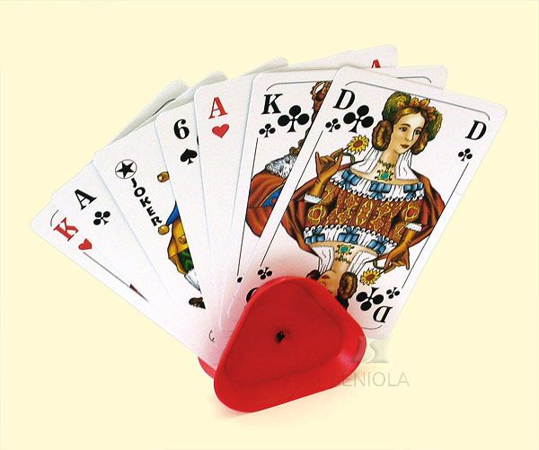 5 x Kartenhalter Spielkartenhalter für je 30 Spielkarten Spiele von Frobis 