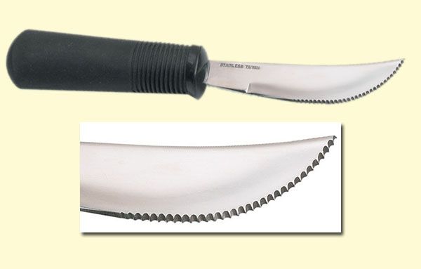 Big-Grip™ Messer mit Wellenschliff