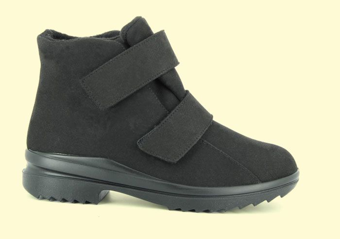 Damen Stiefelette LENE  mit Schurwolle 46311 schwarz