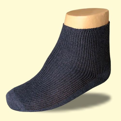 Ihle Diabetikersocken extra weit Rippsocke schwarz