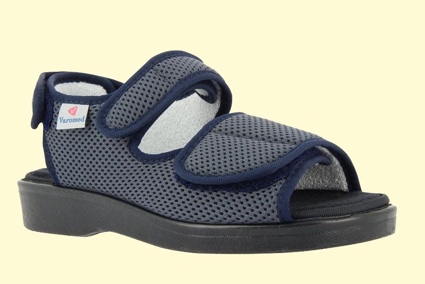 Varomed GENF Klettsandale blau Weite L