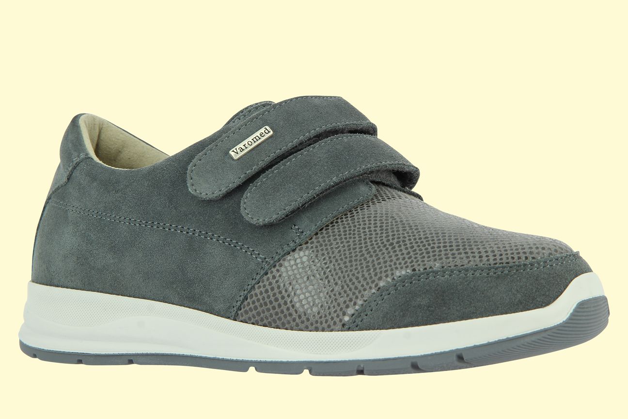 Varomed DRESDEN Klettschuh grau Weite H