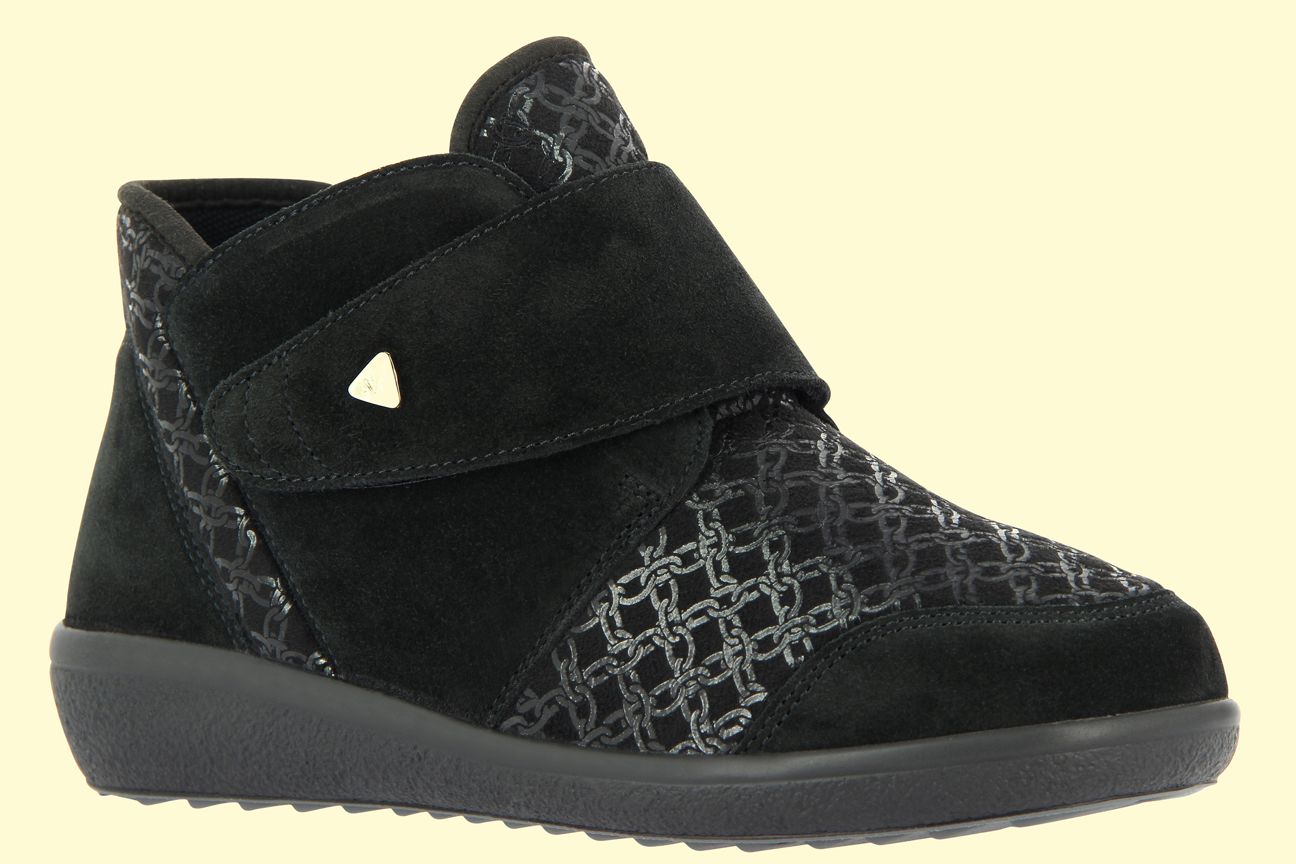 Varomed GRENADA Stretch-Stiefelette schwarz
