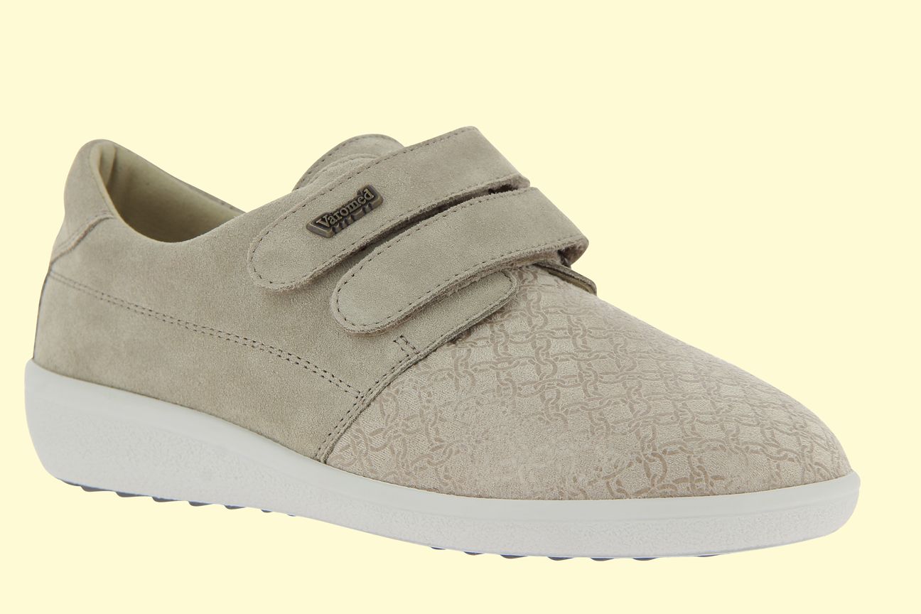 Varomed LILLE Kletthalbschuh beige