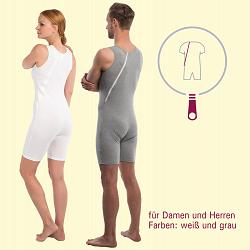 Pflegebody 4696 ohne Arm grau