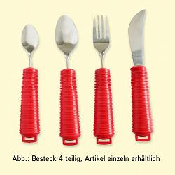 Flex-Grip Besteck rot