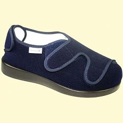 Varomed DUBLIN Halbschuh Klettverschluss marine Weite R