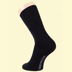 3 Paar Diabetikersocken für Damen schwarz hoher Baumwollanteil