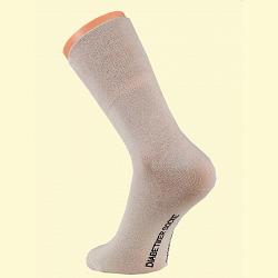 3 Paar Diabetikersocken für Damen beige hoher Baumwollanteil