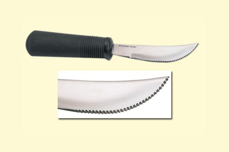 Big-Grip™ Messer mit Wellenschliff