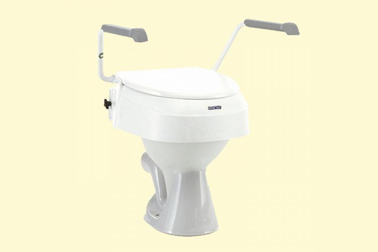 Toilettensitzerhöhung Aquatec 900 mit Armlehnen
