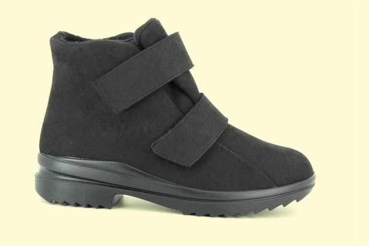 Damen Stiefelette LENE  mit Schurwolle 46311 schwarz