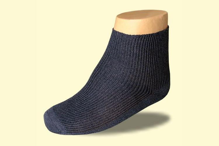 Ihle Diabetikersocken extra weit Rippsocke schwarz