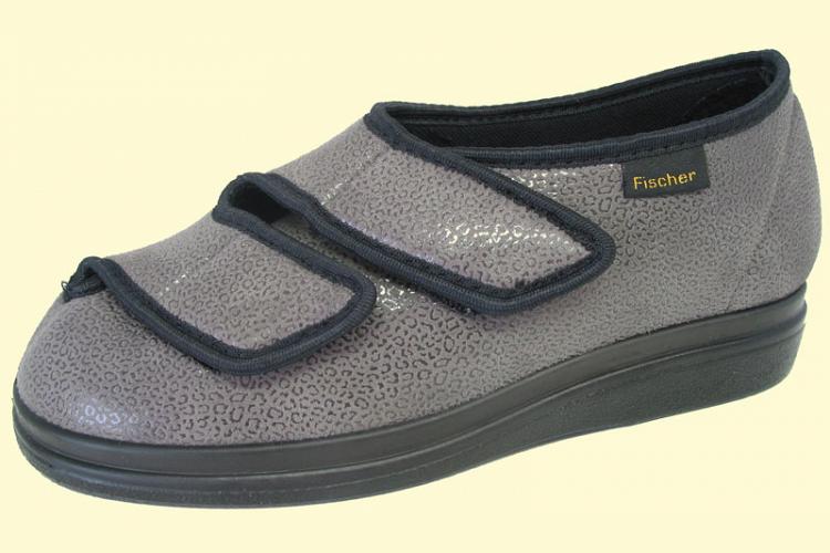 Bequemschuhe Fischer 13944 mit Stretch grau Unisex