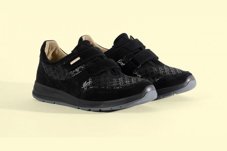 Varomed ENNIS Kletthalbschuh schwarz