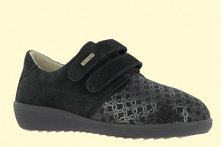 Varomed LILLE Kletthalbschuh schwarz