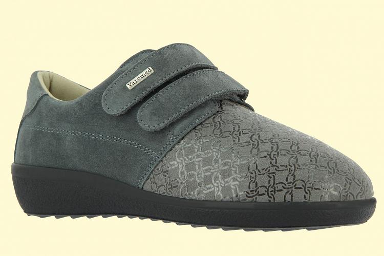 Varomed LILLE Kletthalbschuh grau